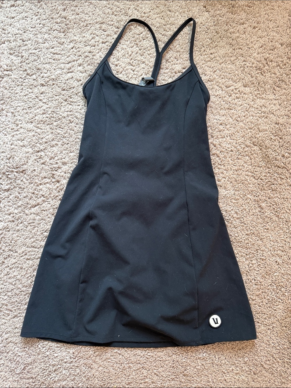 Vuori athletica Black Strappy Athletica tennis Dress